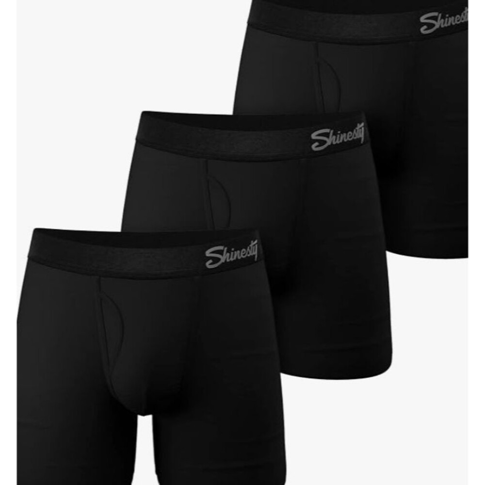 Boxer Briefs for Men Pack of 3 - Hammock Support Pouch Underwear XL Black NWT
